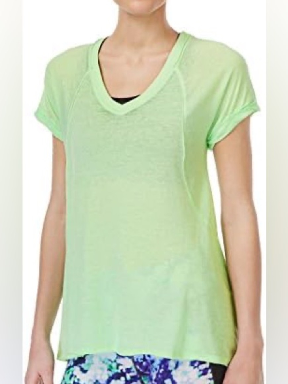 Calvin Klein Performance Mint Green Short Sleeve Tee